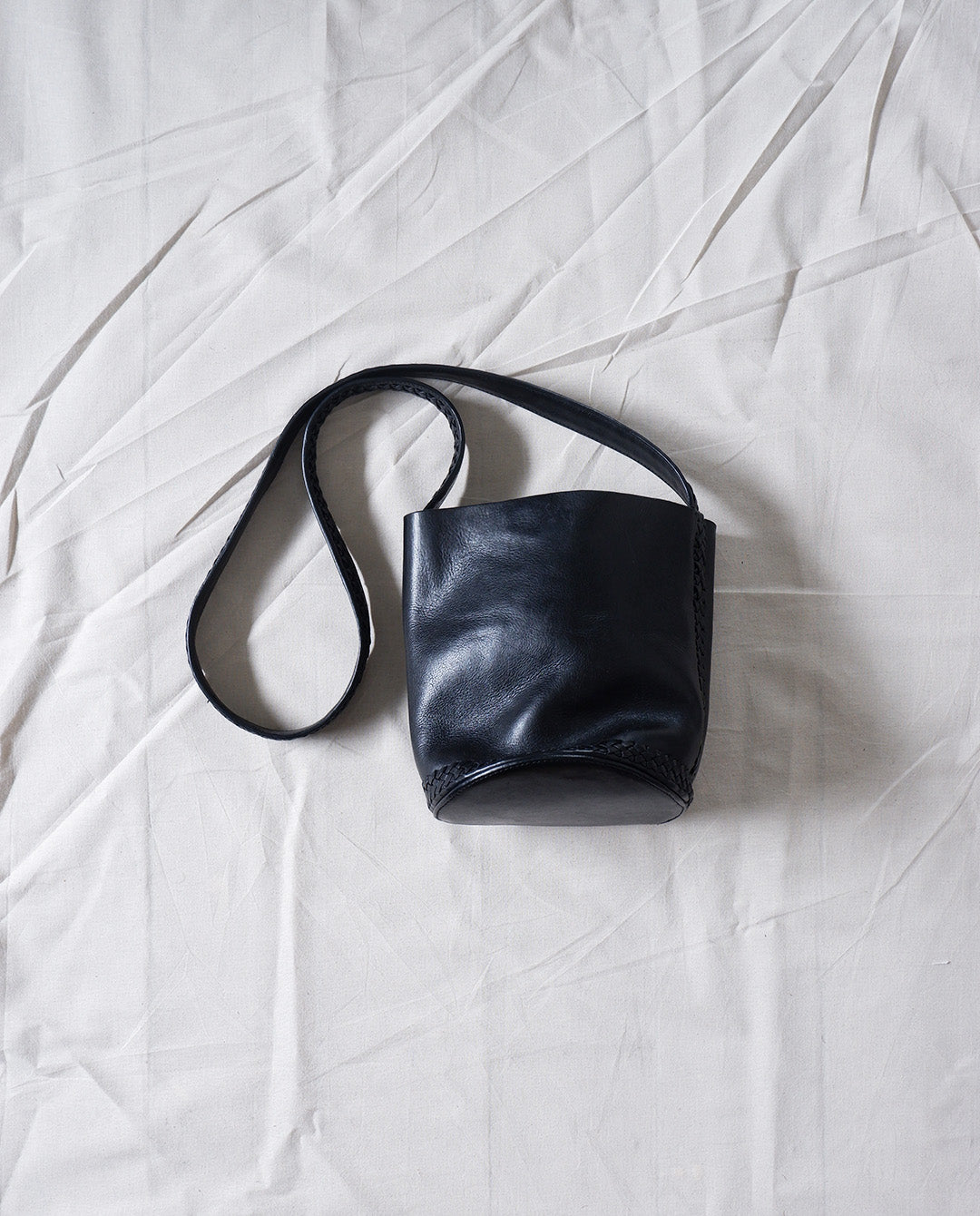 Leather Bucket Bag