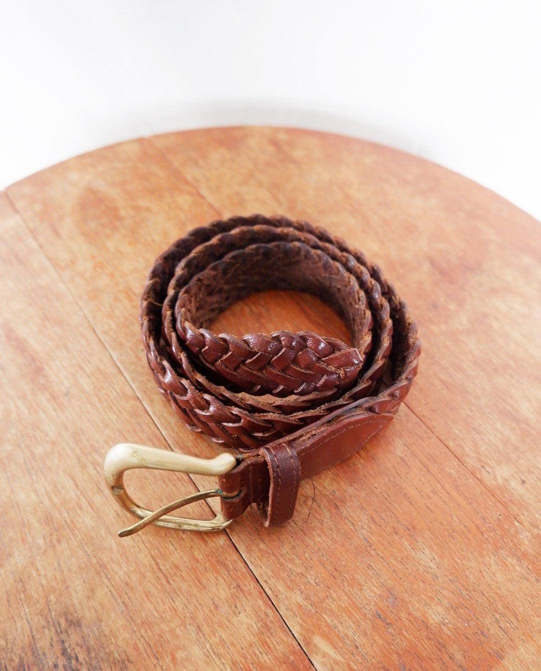 Leather Weave Belt