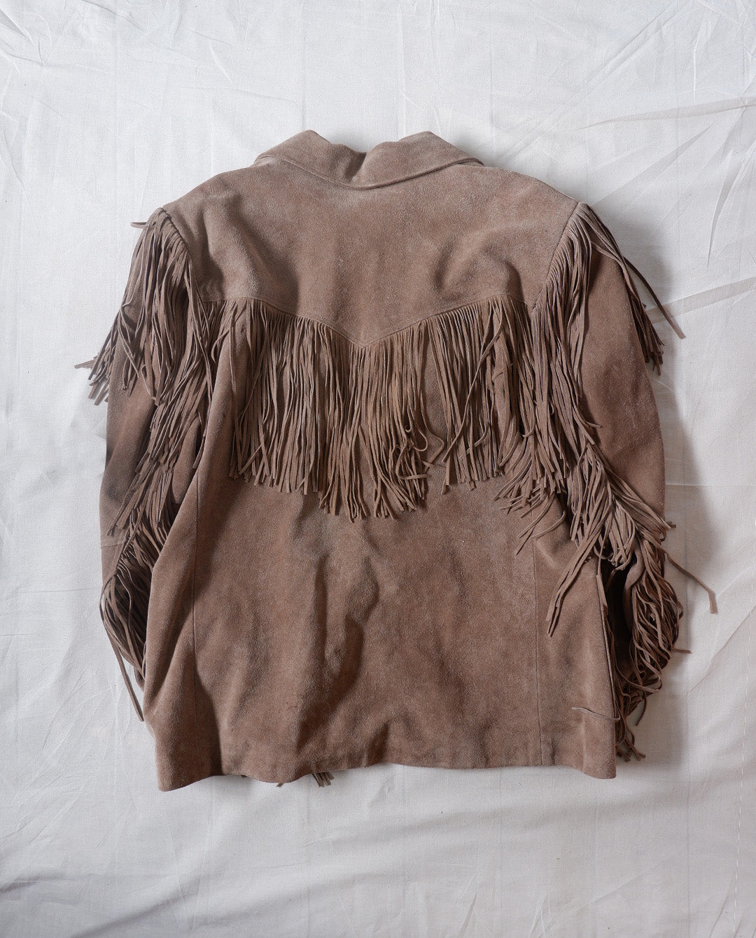 Frilled Leather Jacket