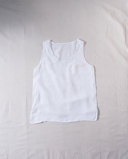 Linen Lace Vest