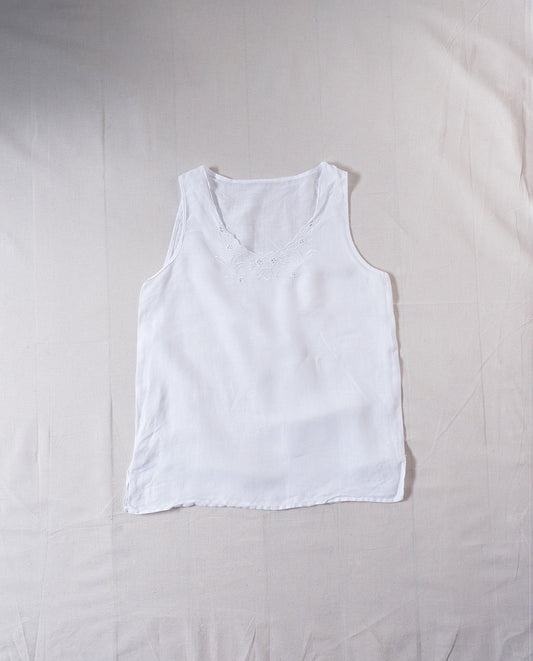 Linen Lace Vest