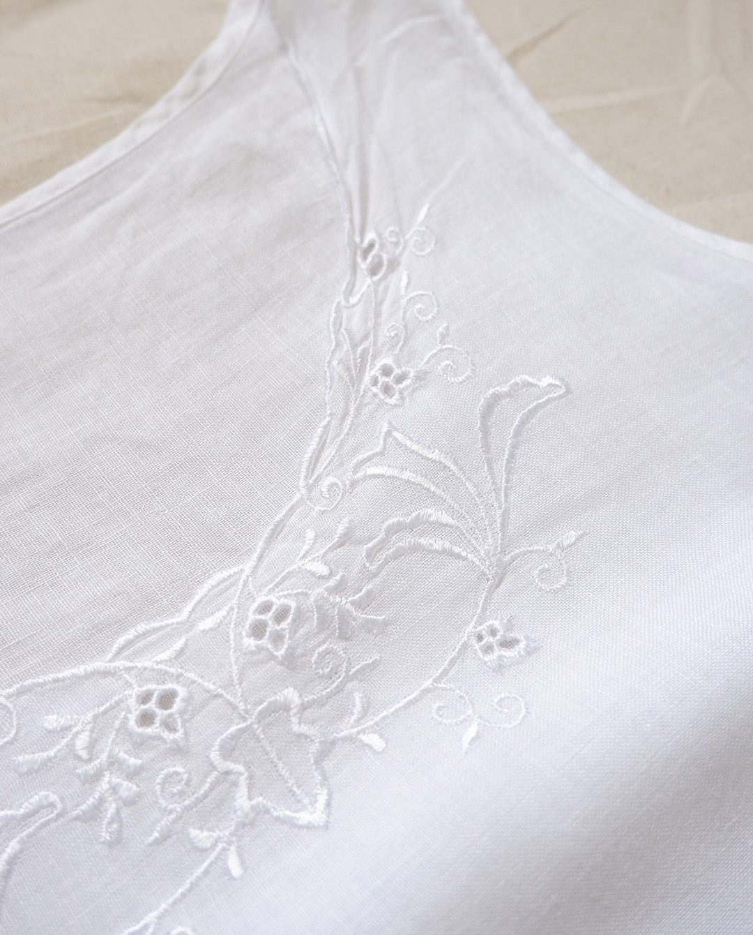 Linen Lace Vest