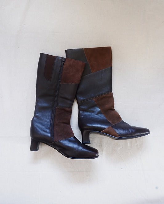 Patchwork Boots